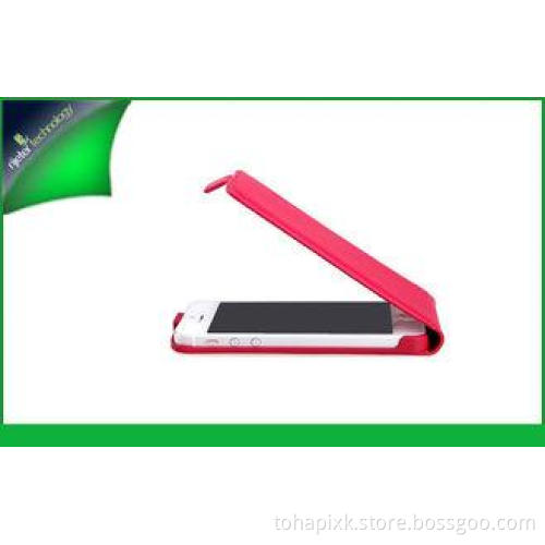 Durable Iphone 5 Vertical PU Leather Case Cover With Magnet